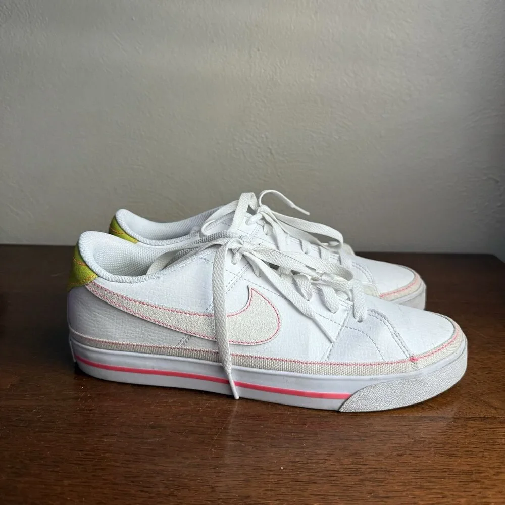 Nike FJ4568-100 Court Legacy Next Nature Hot Punch Contrast Womens Sz 9.5